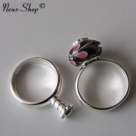 Wechselring 925 Silber matt Nr 10# = 19