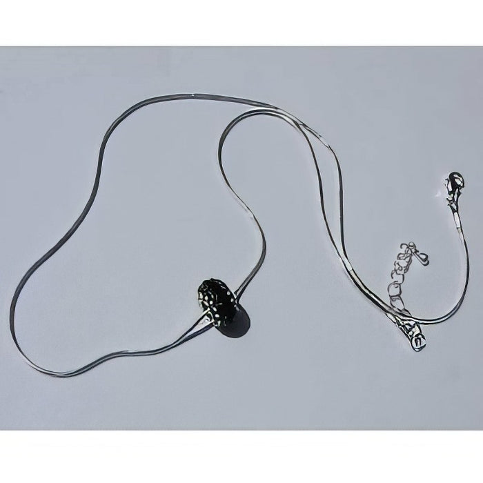 2x Basis Kette 1mm Schlangenkette Länge 90 cm