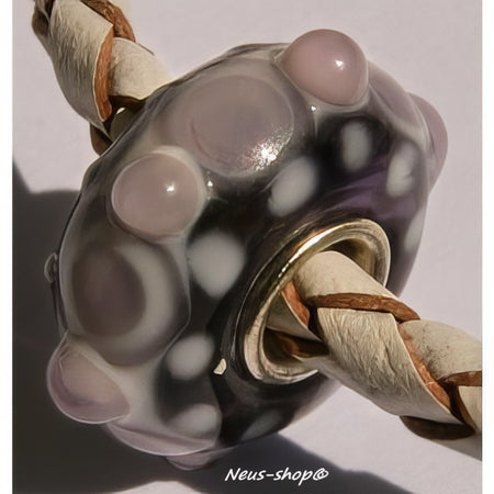 Easy style Perle dunkel violett Punkte Toppreis