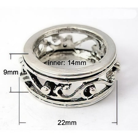 Lux Ring " Keltisch Style" 22mm x9mm Loch 14mm