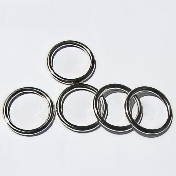 XL Ring versilbet Stark 10mm ZU 100 Stück