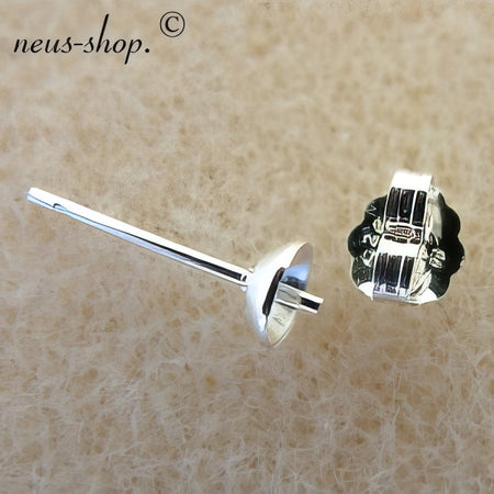 Ohrstecker 925 Silber Peg 5mm 2 Stück