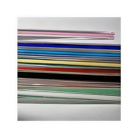Moretti Glasstäbe transparent Filigrana mix 15 Stück Effetre Murano Glas
