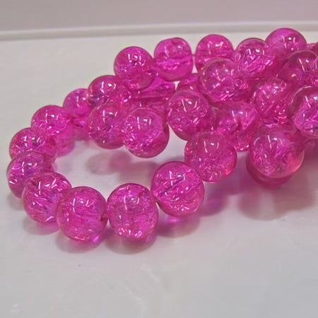 Chrashperle pink 8mm 20Stück
