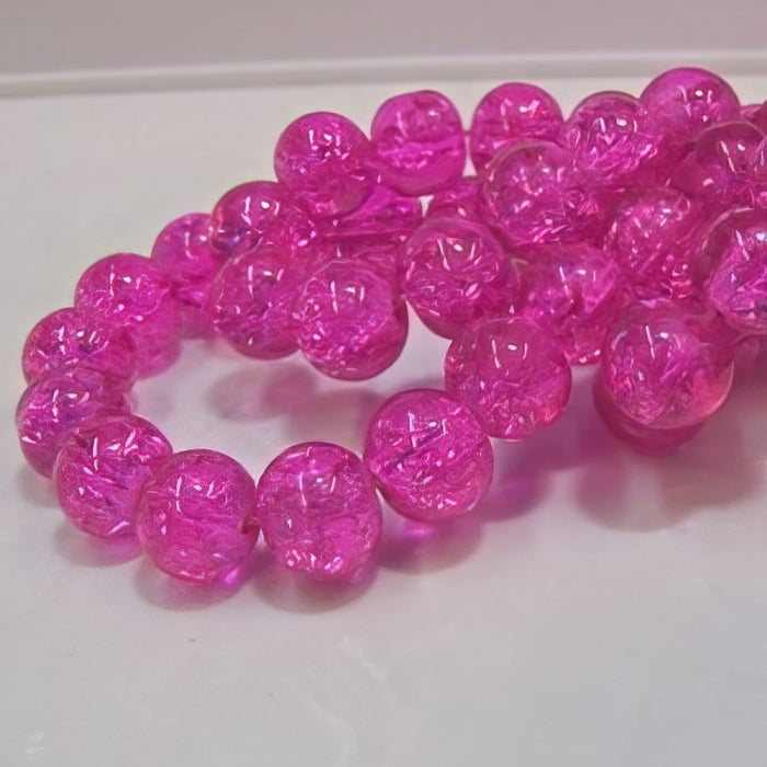 Chrashperle pink 8mm 20Stück