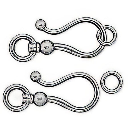 S-Verschluss Simple 37x14.5mm DM 1mm  1 Stück