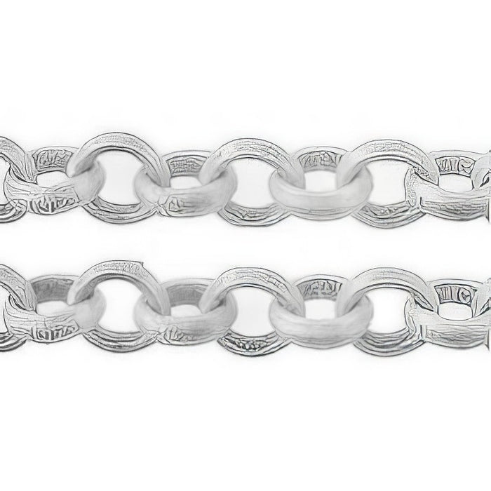 Rolo Kette 6mm in diameter, v.Silber 1m