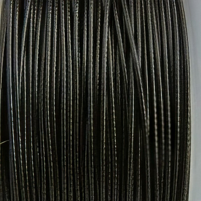 L Edelstahldraht schwarz 0,45mm 70m