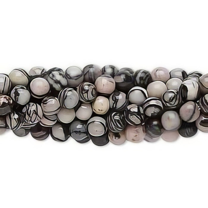 Silk Stone 4mm 1 Strang