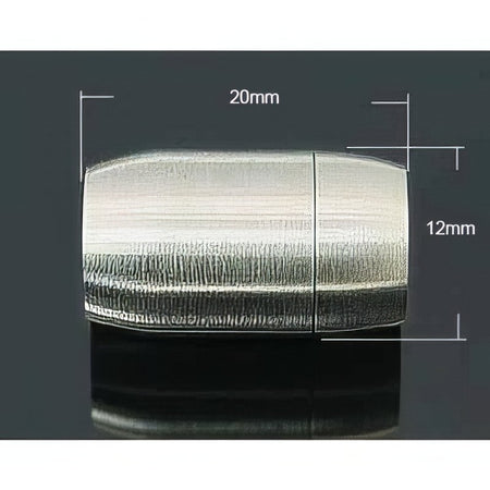 Magnetverschluss Lang 21x12mm I8mm Edelst.