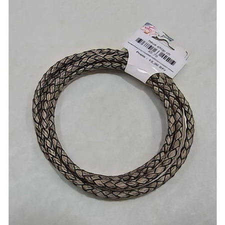 Leder Bola Top Qualität hellbraun meliert  4mm/ 1m