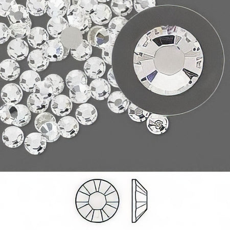 Swarovski Flache Unterseite klar 2.2mm 144 Stück