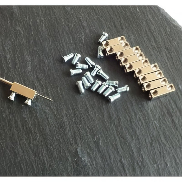 Klemmen für 2mm Dorne 10 Stück – Bild 4