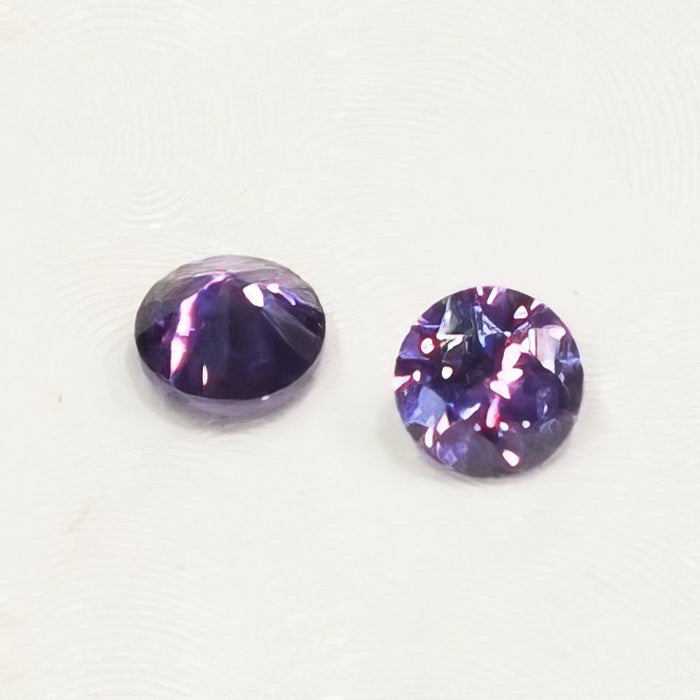 Zirkonia violett 5mm  bis 650 C° Farbstabil1 Stück
