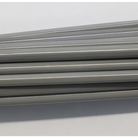 Moretti Glasstäbe grau mittel ca 1m 3 Stück Effetre/Murano