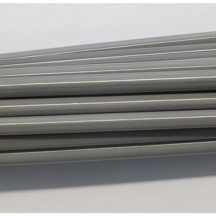 Moretti Glasstäbe grau mittel ca 1m 3 Stück Effetre/Murano