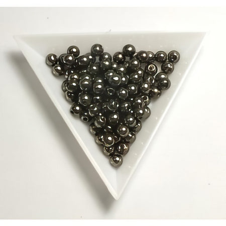 Acrylperle 5mm marron ca 10gr.