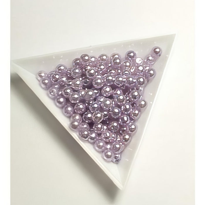 Acrylperle 5mm lila ca 10gr.