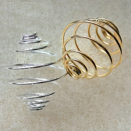 Spirale 1 Stück 2x2cm Collier Anhänger machen