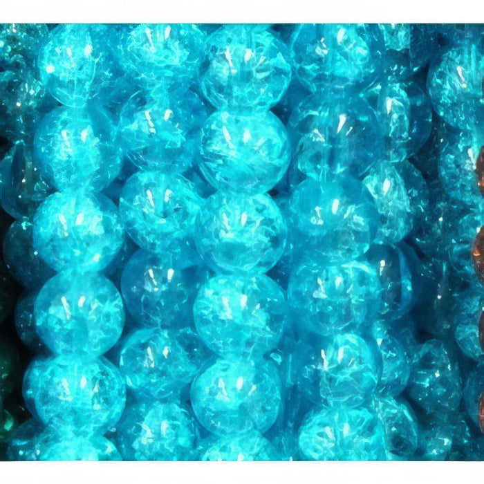 Crashperle aquablau 12mm 10 Stück