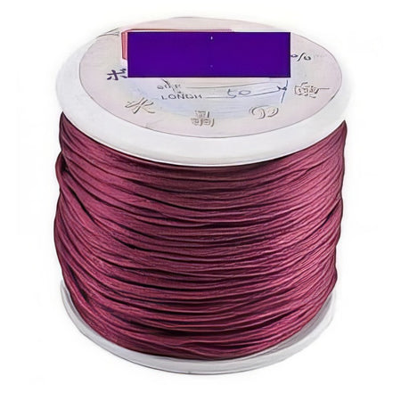 Satinband burgunder 2mm rund/ 1m