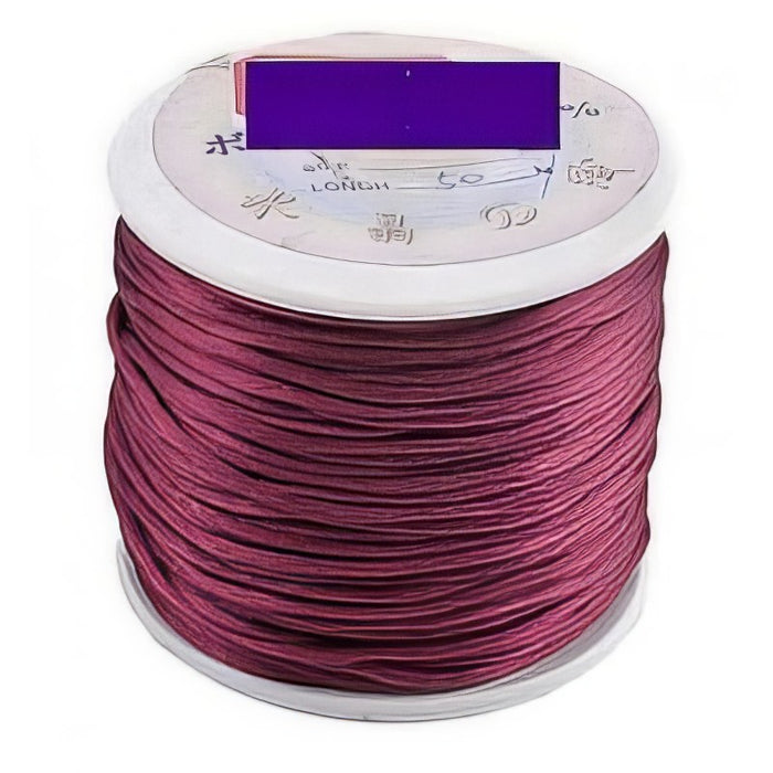 Satinband burgunder 2mm rund/ 1m