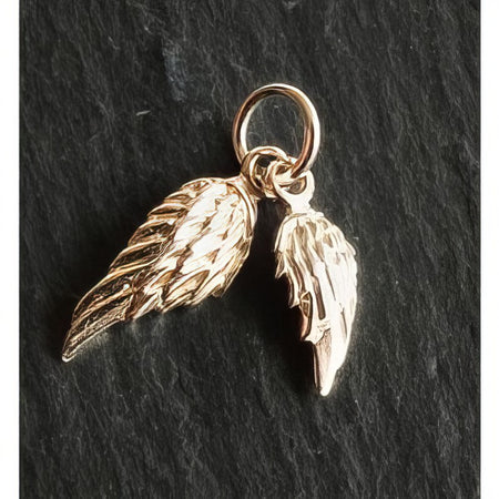Anhänger zwei Flügel 925 Silber  1 Stück