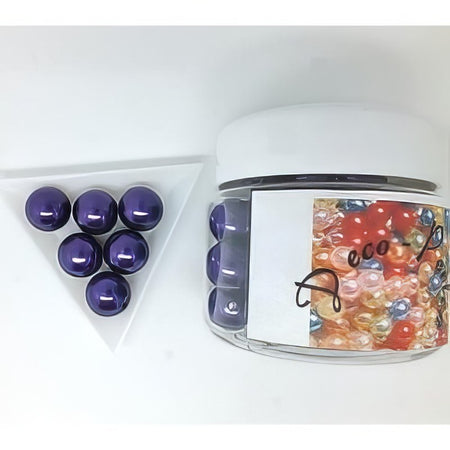 DECO-PERLE Acril 16mm violett ca.35Stk