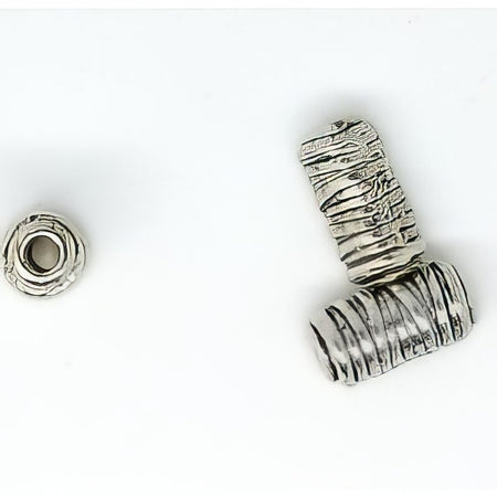 Perle walze metall 11x5.5mm 10 Stück
