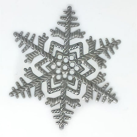 Ornament Stern 50mm silber 2 Stück