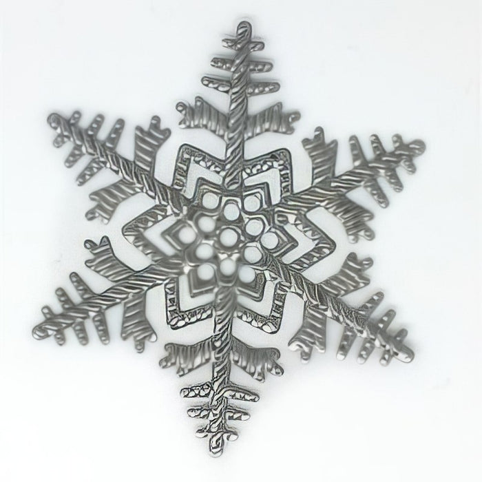 Ornament Stern 50mm silber 2 Stück