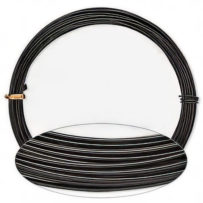 Aluminium Draht für Wireworking 15m schwarz 14Ga 1.6mm Ø