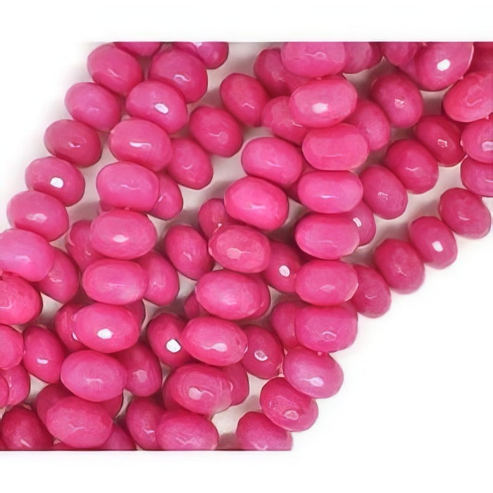 Jade Pink facetiert Abacco 12.5x8mm 1 Stück