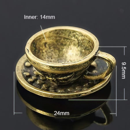 Kaffeetasse Bronzef. 1 Stück