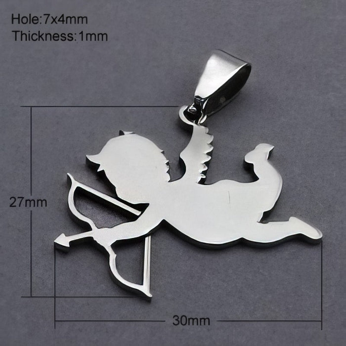 Engel Edelstahl 27x30x1mm 1 Stk