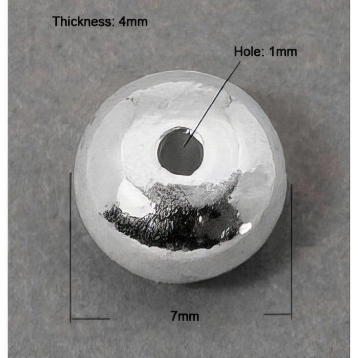 Spacer Rondelle 7x4mm 25 Stück