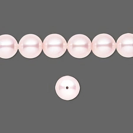 Swarovski Perlen rosa 8mm 1 Strang ca 50 Stk