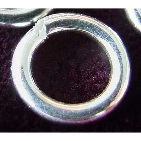 Ring 11x2mm ZU 925 Sterling Silver 1 Stück
