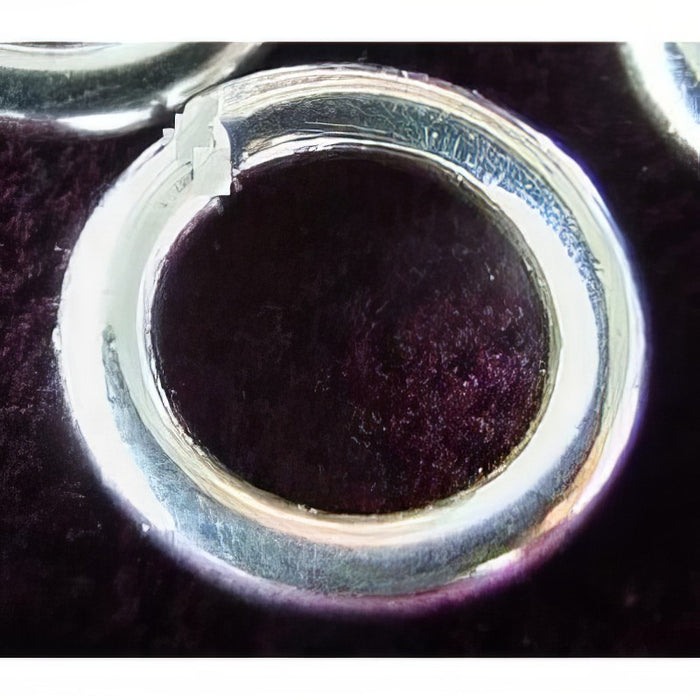 Ring 11x2mm ZU 925 Sterling Silver 1 Stück