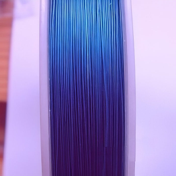 Edelstahldraht blau 0.38mm 100m