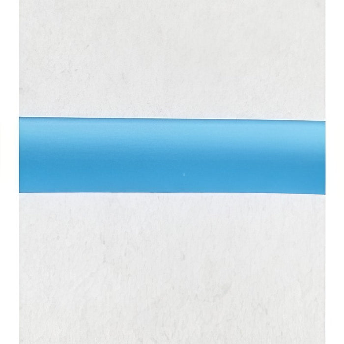 Rubber flach 8x1mm Transp.blau(Nacht leuchtend)/ 1m