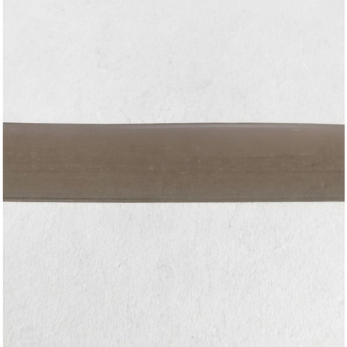 Rubber flach 8x1mm Transp.grau  1m