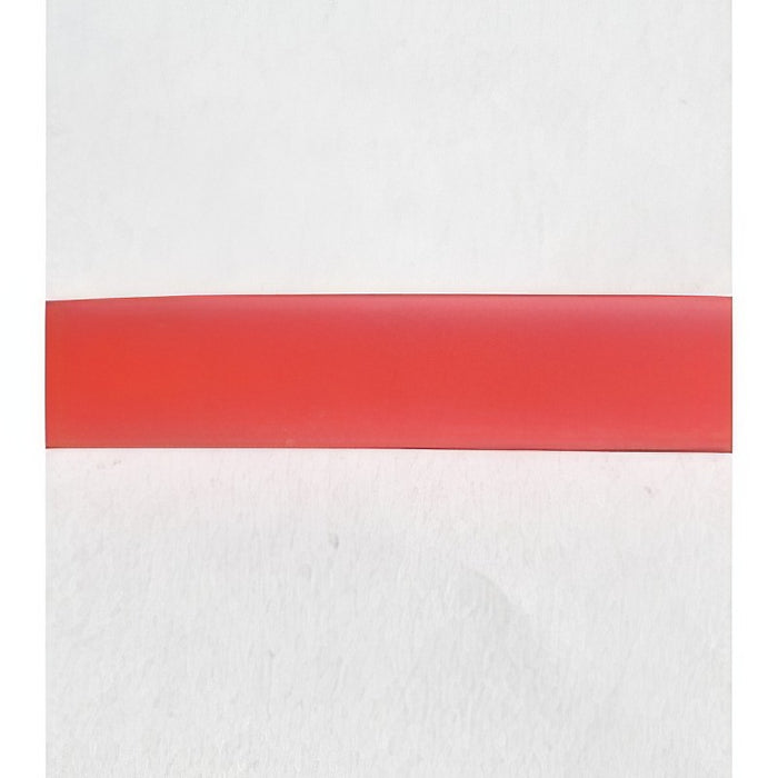 Rubber flach 8x1mm Transp.rot  1m