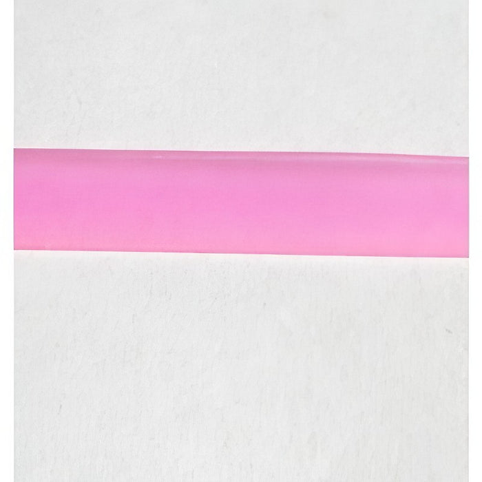 Rubber flach 8x1mm Transp.pink  1m