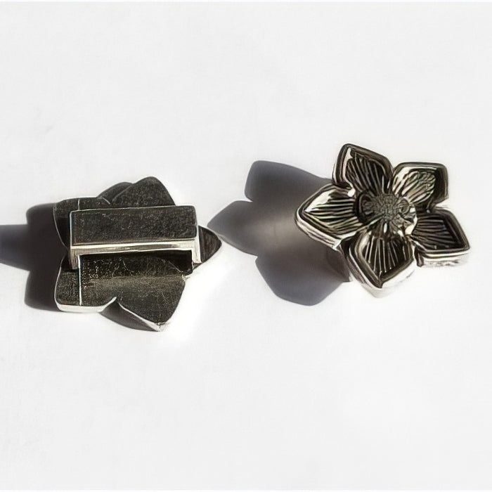 Schiebe Perlen Stern-Blume 17x6mm 1 Stück