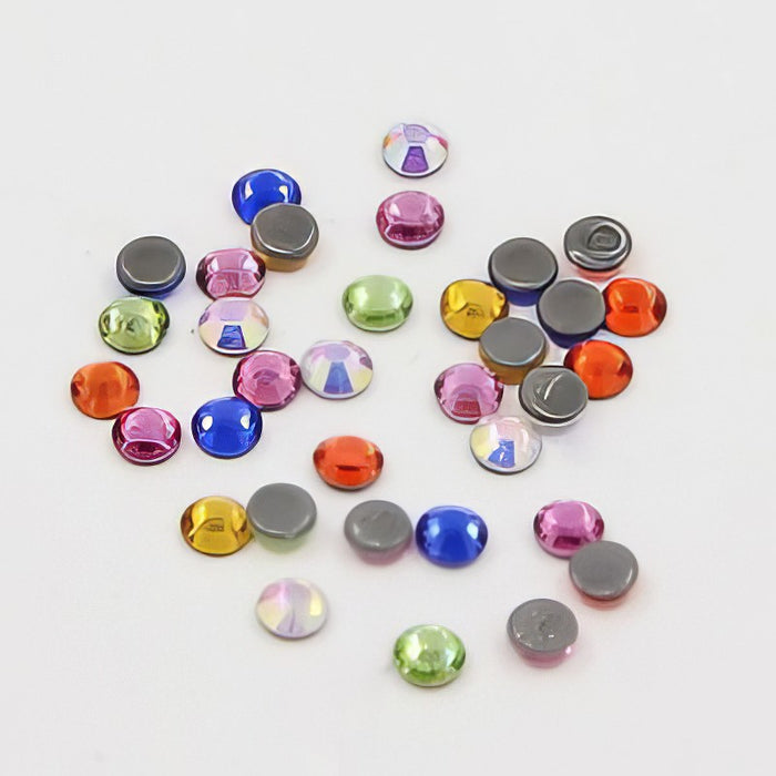 Hotfix Strasssteinchen 6mm mix 48 Stück