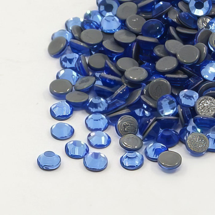 Hotfix Strasssteinchen 3,2mm blau 144Stück