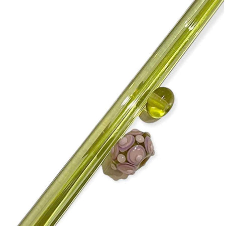 XL Moretti Glasstäbe transparent grün gelb ca.1 Kilo