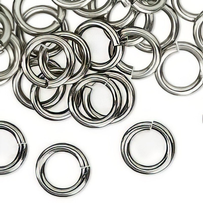 XLRing platinfarben Alu 12x2mm 100 Stück