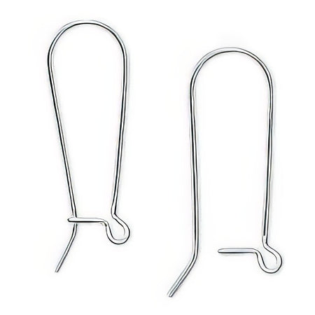 Ohrhaken Kidney Silver filled 31mm 2 Stück